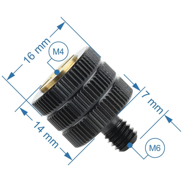 Adapter do statywów M4-M6 21mm - precyzyjne wykończenie