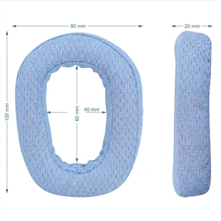 Nauszniki do Logitech G435 z pianką Memory Foam i miękkim wykończeniem