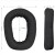 Czarne pady do Logitech G435 z pianką Memory Foam, doskonała izolacja dźwięku