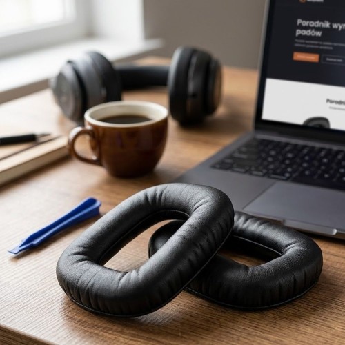 Pady do Logitech z pianką Memory Foam i skórą syntetyczną Premium dla komfortu