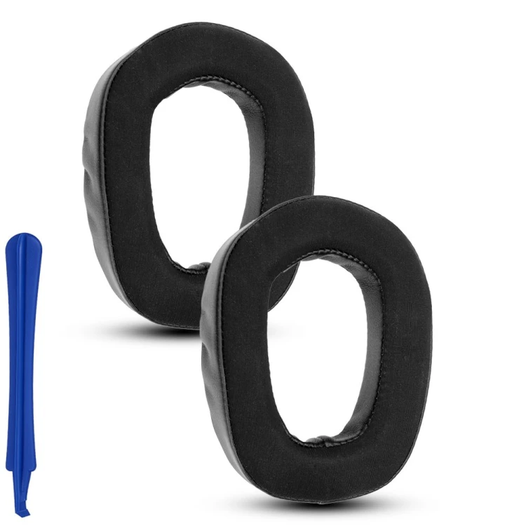 Nauszniki Gąbki Pady do LOGITECH G435 Czarne - widok z przodu