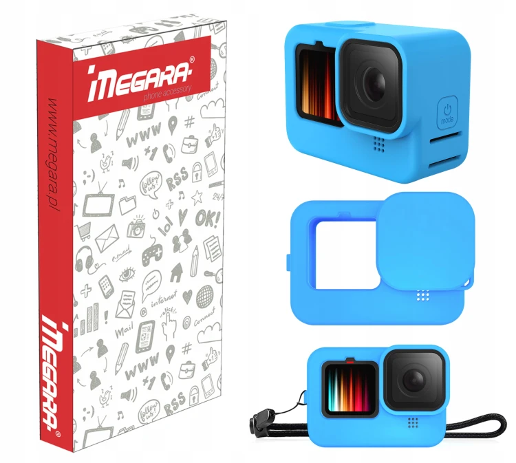 Etui i smycz Megara do GoPro 9 - praktyczne akcesoria ochronne