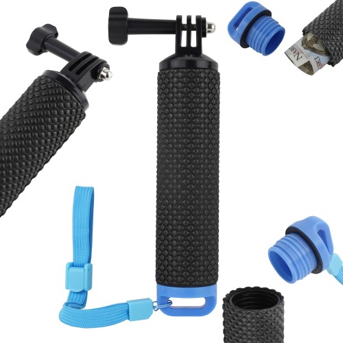 Pływak wypornościowy Megara do kamer sportowych GoPro z widokiem z przodu
