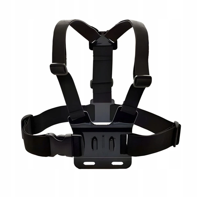 Szelki Chest Mount Megara dla GoPro i DJI widok z przodu