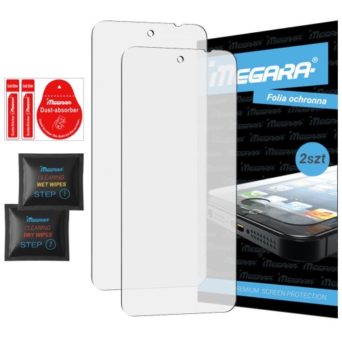 Folia ochronna do Xiaomi Redmi 15C widok z przodu, błyszczące wykończenie Full Glue