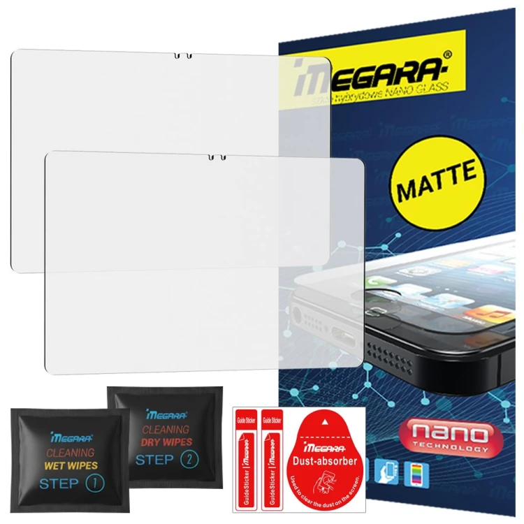 Matowe szkło hybrydowe do Samsung Galaxy Tab S10 FE w widoku z przodu