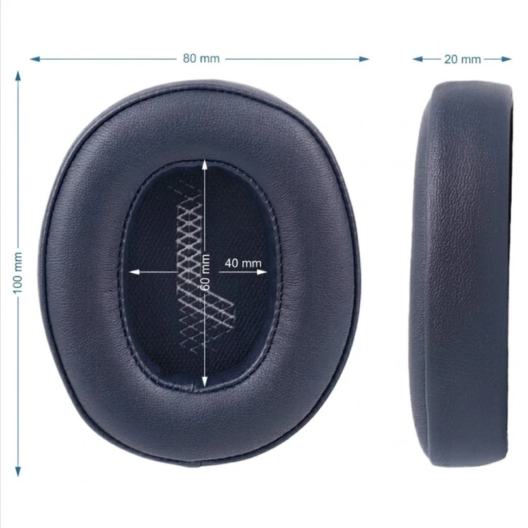 Nauszniki JBL Live 500BT z pianką Memory Foam owalne