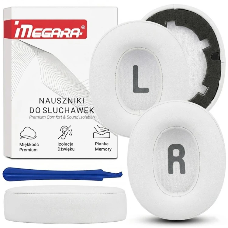 Białe pady JBL - kompatybilne z Tune T700BT T710 720, idealne dopasowanie