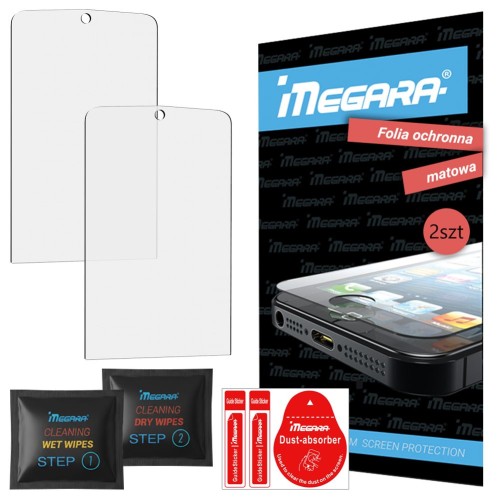 Matowa folia ochronna Megara do Wahoo Elemnt Roam V3 - widok z przodu