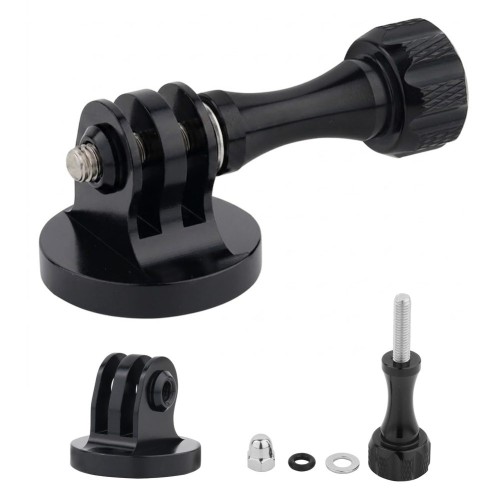 Adapter statywowy 1/4 cala z przodu, pasuje do GoPro, DJI i SJCAM, czarny kolor