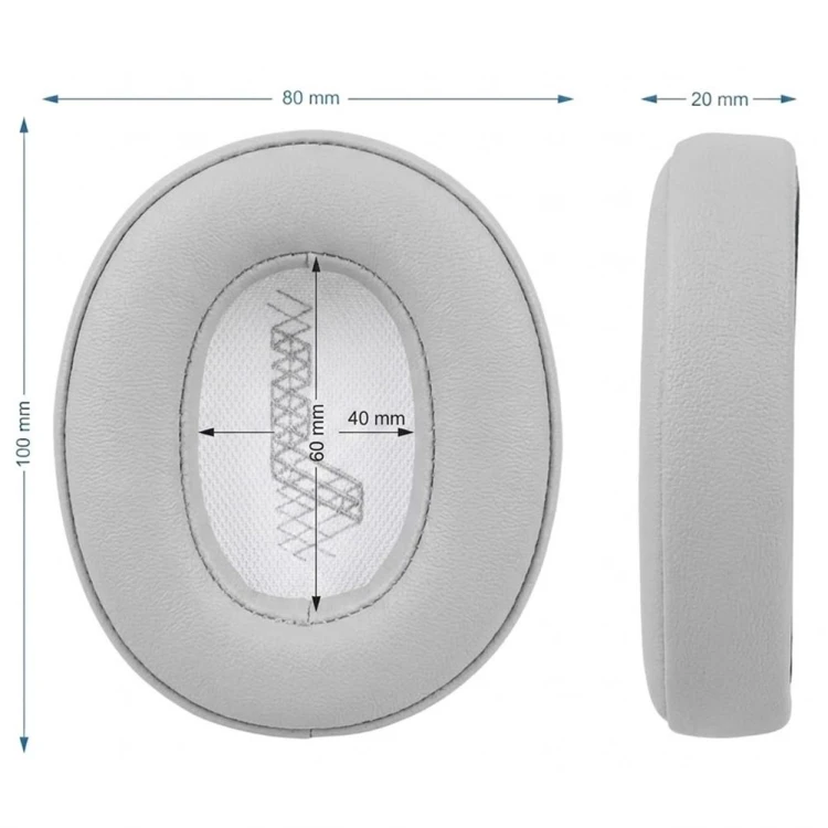 Nauszniki do JBL Live 500BT z pianki Memory Foam, dokładne wykończenie