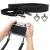 Smycz na szyję do kontrolera DJI RC - widok z przodu, elegancki czarny design