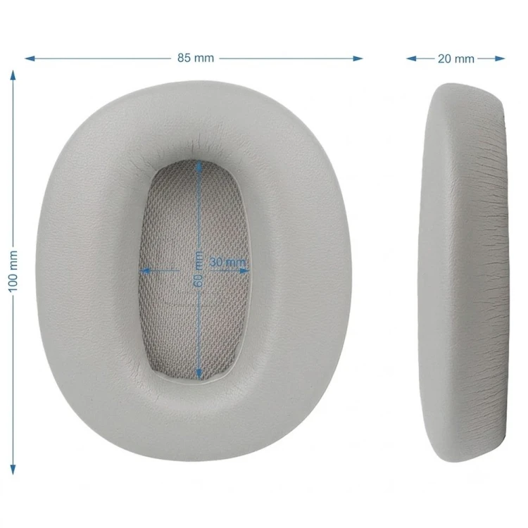 Nauszniki z pianką Memory Foam do Edifier - detale wykończenia