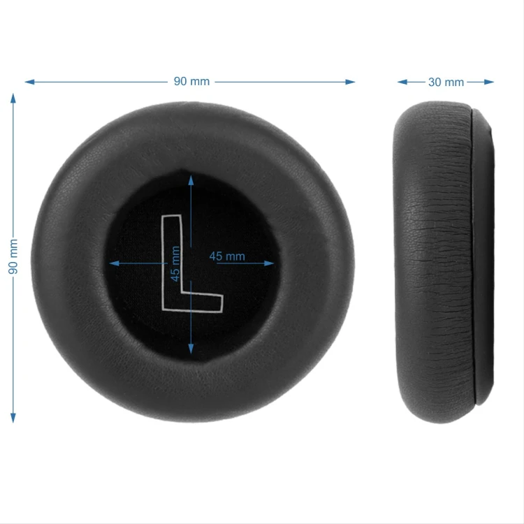 Nauszniki z pianki Memory Foam do Beoplay H4, detal montażu na zatrzask