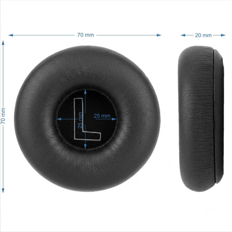 Pianka Memory Foam w czarnych padach nauszniki Beoplay H8i B&O