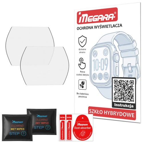 Szkło hybrydowe do Casio VINTAGE B640WB widok z przodu