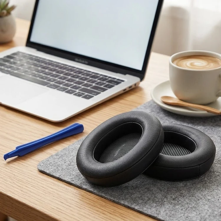 Pady do słuchawek z pianki memory foam czarne owalne do JBL
