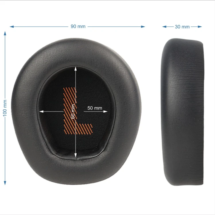 Pady do JBL QUANTUM z pianką Memory Foam dla doskonałej izolacji