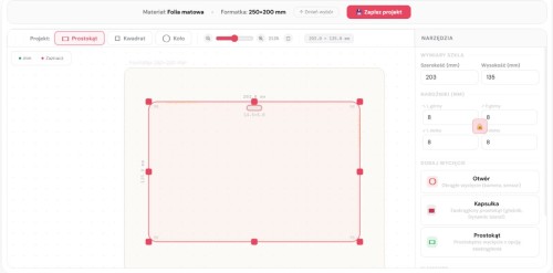 Matowa folia ochronna na wymiar 250x200 mm na ekran tabletu i nawigacji – KREATOR MEGARA