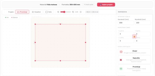 Matowa folia ochronna na wymiar 350x300 mm na ekran laptopa i tabletu graficznego – KREATOR MEGARA