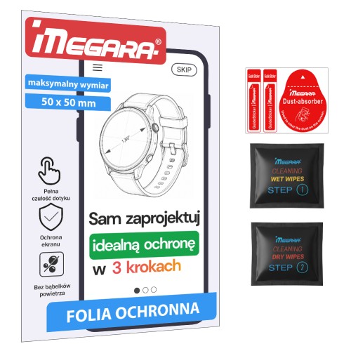 Folia ochronna na wymiar 50x50 mm KREATOR – formatka do samodzielnego projektowania kształtu