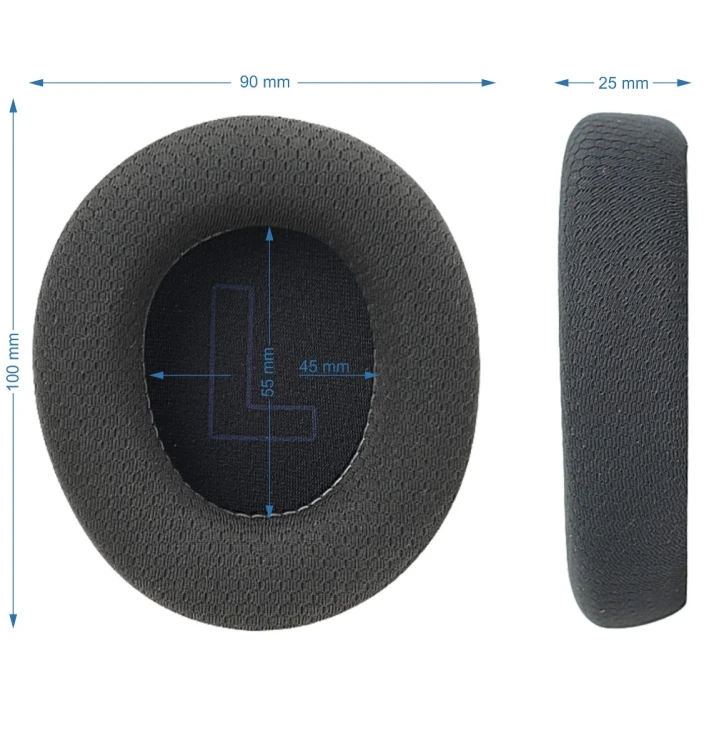 Nauszniki do SteelSeries z pianką Memory Foam dla lepszej izolacji dźwięku