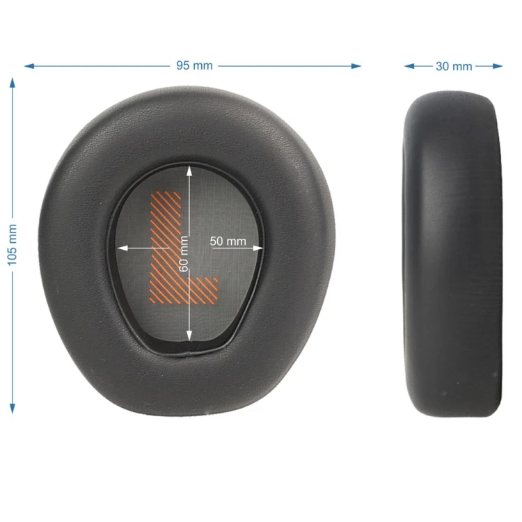 Nauszniki do JBL Quantum One z izolacją dźwięku i miękkim wykończeniem