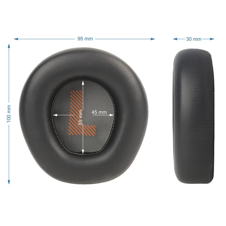 Nauszniki JBL Quantum z pianką Memory Foam - miękkie i wygodne