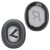 Szare nauszniki kompatybilne z Plantronics Backbeat Pro 2