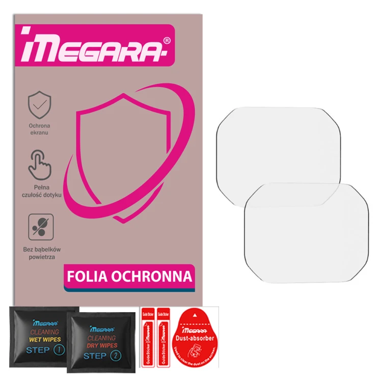 Folia ochronna do Casio G-SHOCK GBX-100NS widok z przodu, błyszcząca powłoka