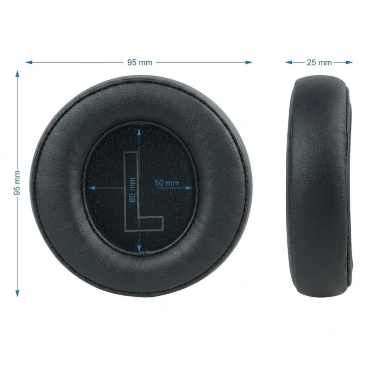 Komplet nauszników do Edifier G5BT - detal pianki Memory Foam