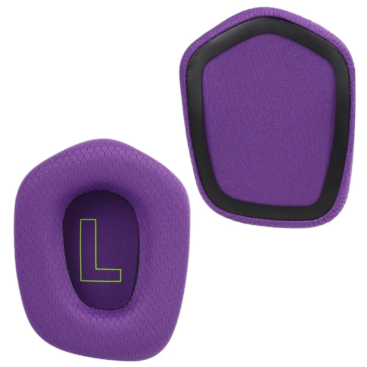 Fioletowe pady montowane na rant - kompatybilne z Logitech G733