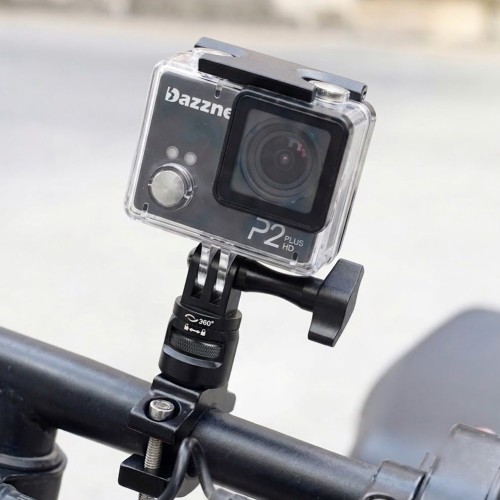 Mocowanie kierownicy z aluminium - odporne na wstrząsy, pasuje do GoPro DJI