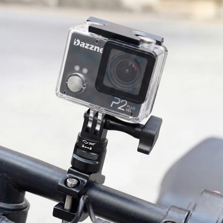 Mocowanie kierownicy z aluminium - odporne na wstrząsy, pasuje do GoPro DJI