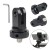 Adapter statywowy 1/4" do GoPro, DJI, SJCAM - widok z przodu, solidna konstrukcja Megara, idealny do fotografii i video