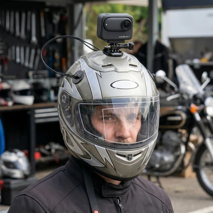 Kompletny zestaw 40 elementów do kamer sportowych, w tym uchwyty rowerowe i opaski, kompatybilny z GoPro Hero 13-5 i DJI Action