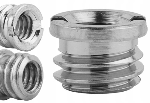 Nakrętka gwintowana redukcja adapter 3/8" na 1/4" miedziana 7,5 mm