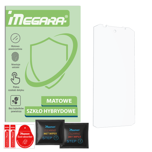 szklo hybrydowe matowe do ulefone armor 27t pro elastyczne full glue megara 1