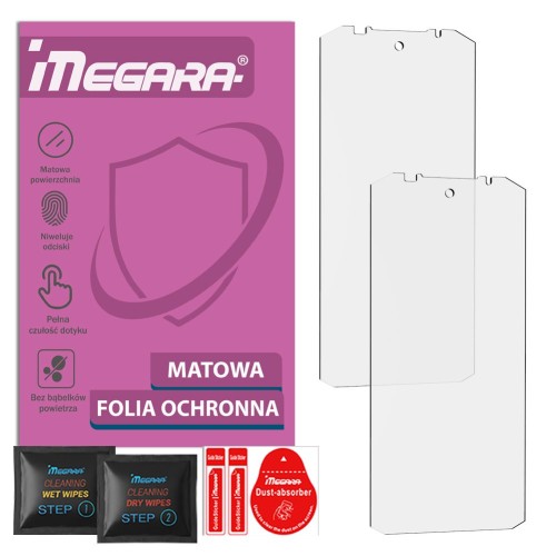 Folia matowa na ekran Ulefone Armor 27T Pro, widok z przodu - idealna ochrona wyświetlacza 6.78 cala przed zarysowaniami