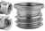Nakrętka gwintowana redukcja adapter 3/8" na 1/4" miedziana 7 mm