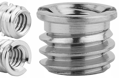 Nakrętka gwintowana redukcja adapter 3/8" na 1/4" miedziana 7,5 mm