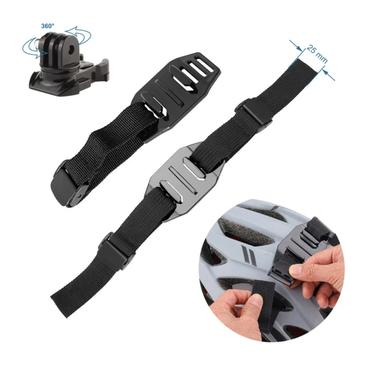 Szczegół mocowania na kask Megara z szybkozłączką J-HOOK, idealne do stabilnego montażu kamery GoPro na kasku