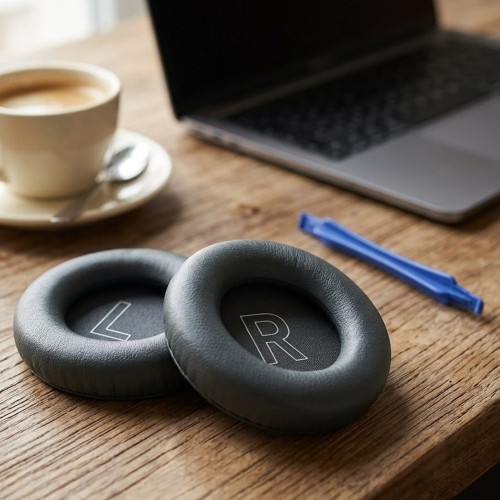 Wysokiej jakości wymienne gąbki nauszne do Beoplay HX ze skóry naturalnej Premium, z wypełnieniem z pianki Memory Foam