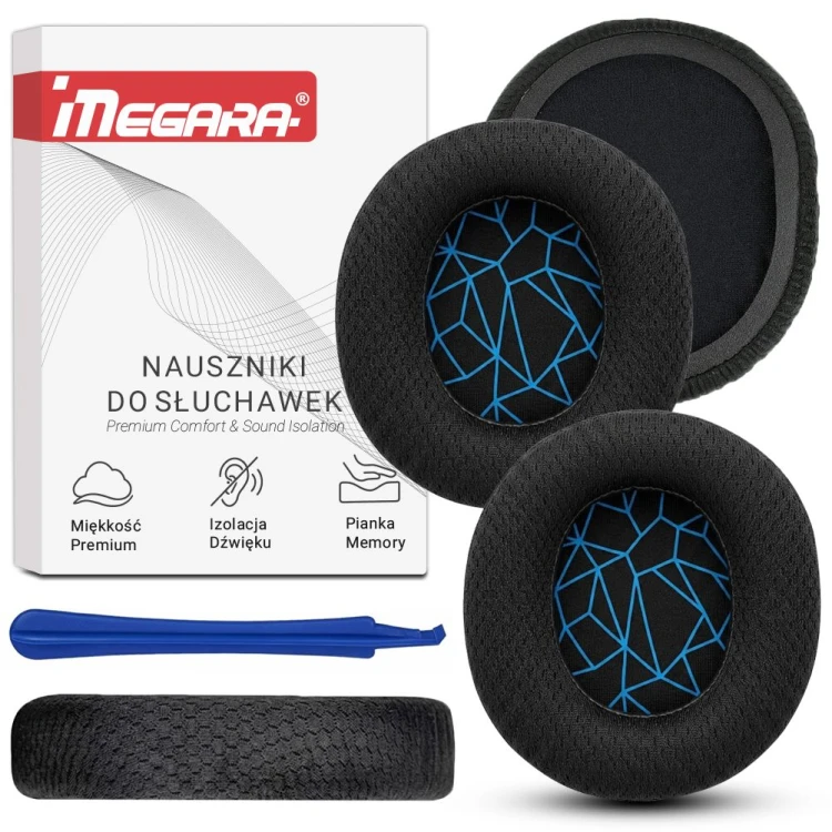 Kompatybilne pady do słuchawek SteelSeries Arctis 1 3 5 7 9 9X Pro, zapewniające miękkość premium i izolację