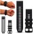 Pasek do zegarka Garmin QuickFit 26 mm, czarno-szary, widok z przodu. Sportowa opaska Megara z silikonu premium.