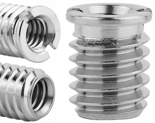 Nakrętka gwintowana redukcyjna adapter 3/8" na 1/4" miedziana 12 mm