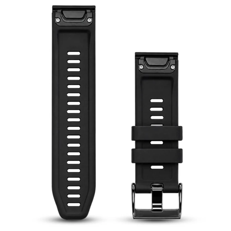 Silikonowy pasek do zegarka 22 mm, sportowy styl, kompatybilny z wieloma modelami Garmin, długość 215 mm