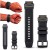 Czarny pasek do zegarka Garmin QuickFit 22mm, widok z przodu, idealny do modeli Fenix 7 i Epix Gen 2, zapewnia komfort noszenia