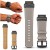 Pasek do zegarka Garmin QuickFit 22 mm, szara skóra naturalna premium, widok z przodu