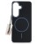 Czarne etui do Samsung Galaxy S26 MagSafe Case, widok z przodu, idealnie dopasowane plecki ochronne Megara